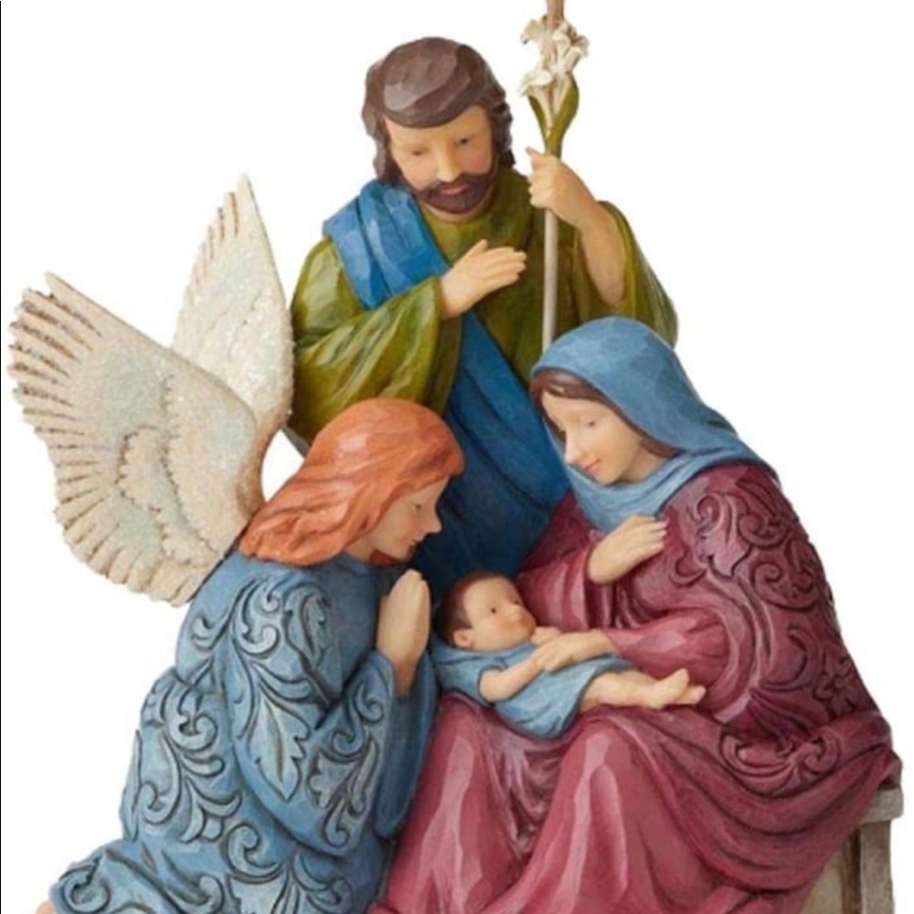 Child of Grace Victorian Holy Family Figurine